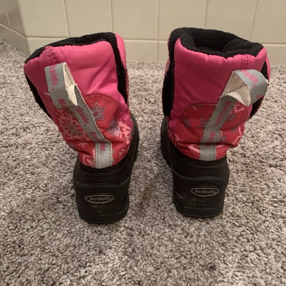 Northside Snow Boots‎ Girls Size 9 Pink Winter